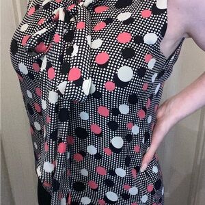 Pink Polka Dot Blouse